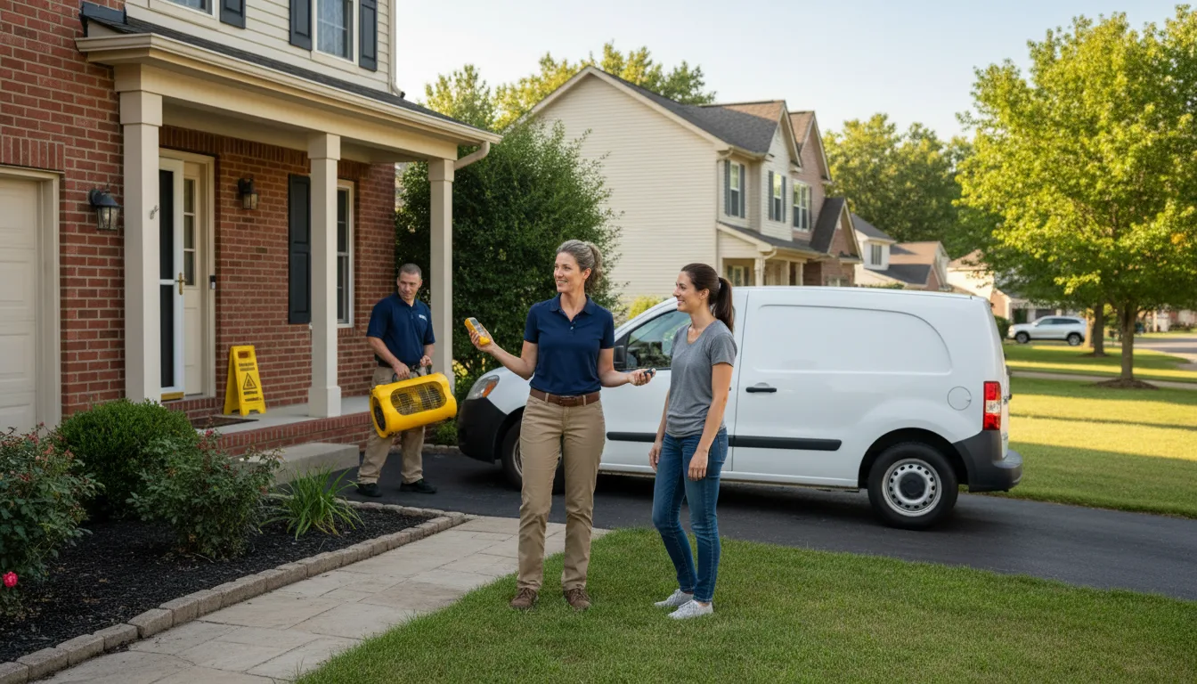 Residential water damage restoration in Rand, CO